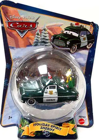 Disney / Pixar Cars Christmas Package Holiday Spirit Sheriff Exclusive Diecast Car [2010]