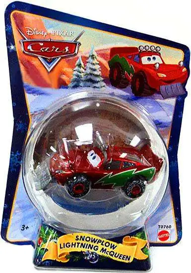 Disney / Pixar Cars Christmas Package Snowplow Lightning McQueen Exclusive Diecast Car [2010]