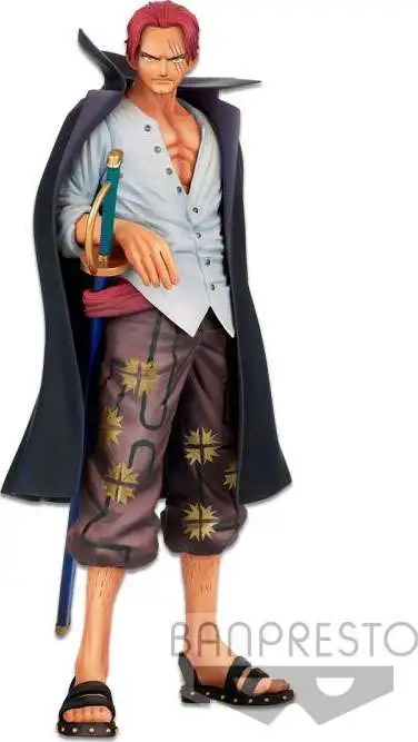 ONE PIECE SCultures World 2 Red Haired Shanks Pvc Figure Banpresto 