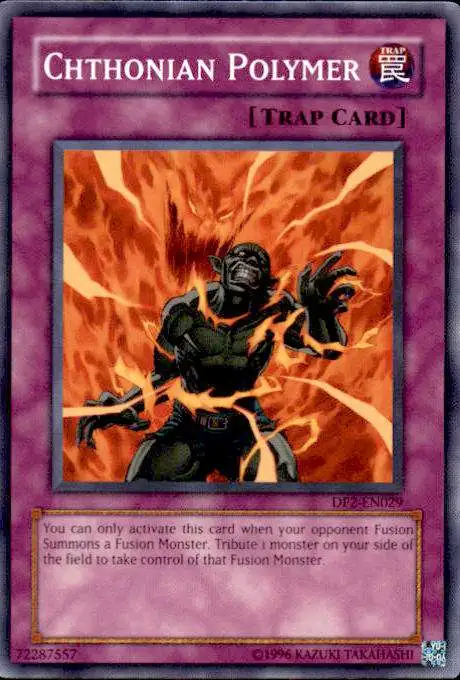 YuGiOh GX Trading Card Game Duelist Pack Chazz Common Chthonian Polymer DP2-EN029