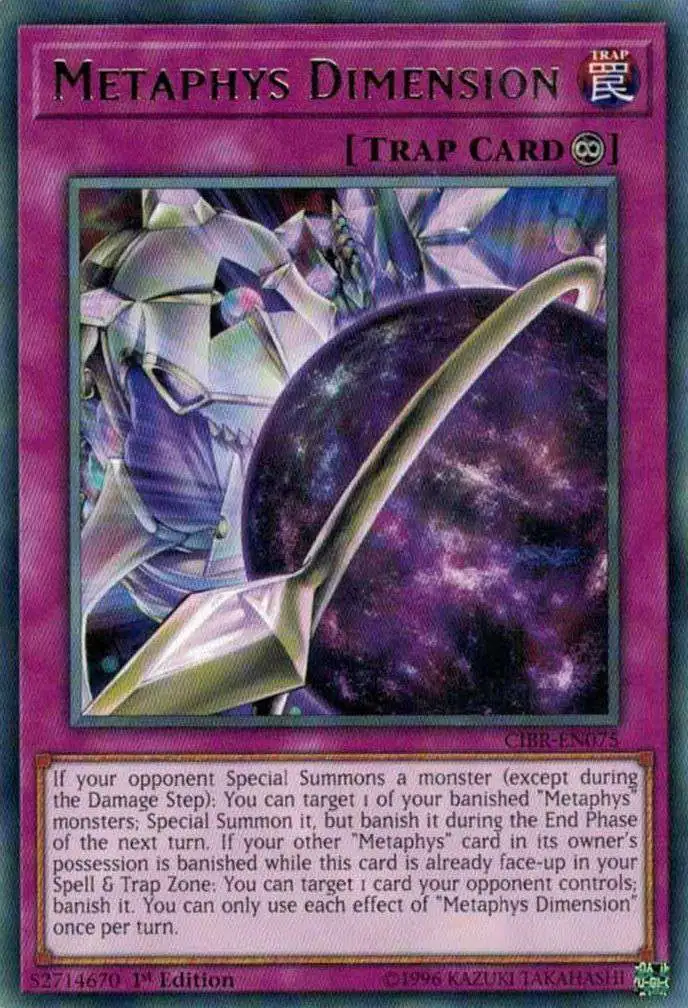 YuGiOh Circuit Break Rare Metaphys Dimension CIBR-EN075