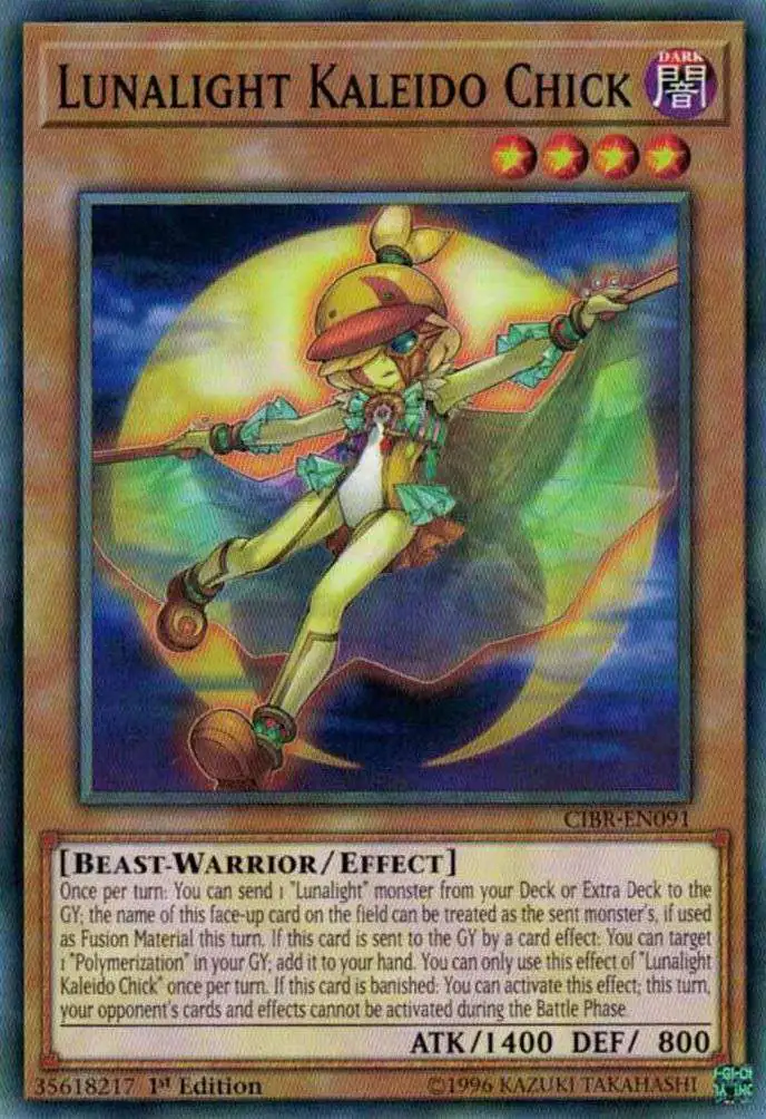 YuGiOh Circuit Break Common Lunalight Kaleido Chick CIBR-EN091