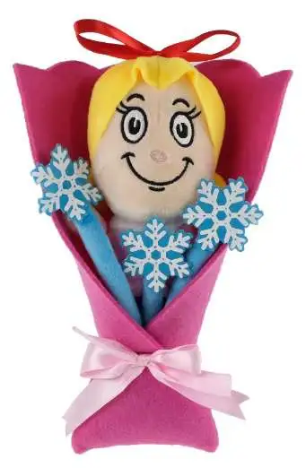 Dr. Seuss How the Grinch Stole Christmas Cindy Lou Who 10-Inch Plush Bouquet Single Pack