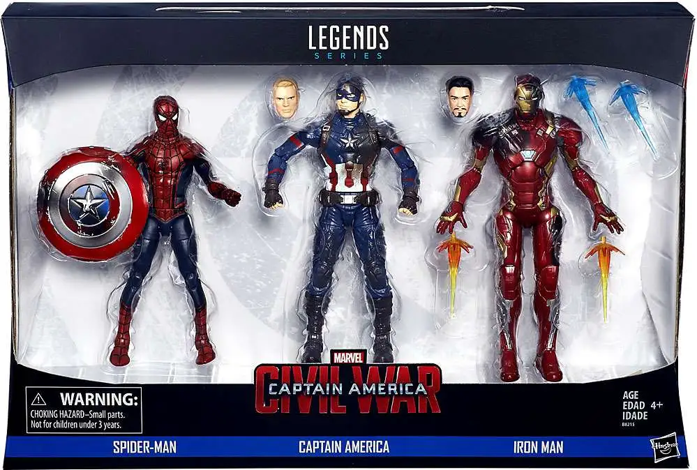 Hasbro Marvel Legends Spider Man Captain America Iron Man Civil War Sexiz Pix