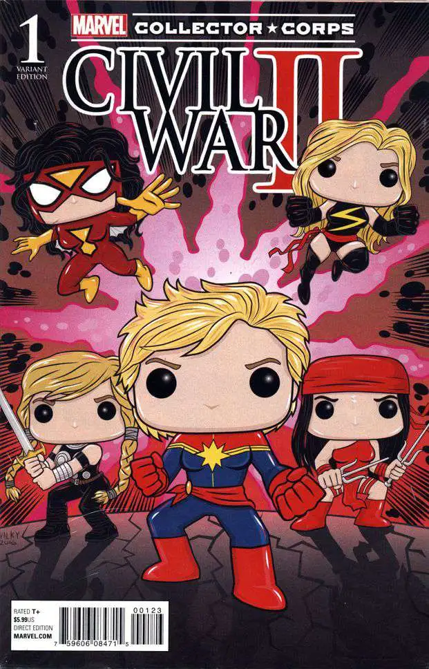 Marvel Comics Civil War II #1 Variant Marvel / Funko Collector Corps Cover Comic Book [Polybagged]
