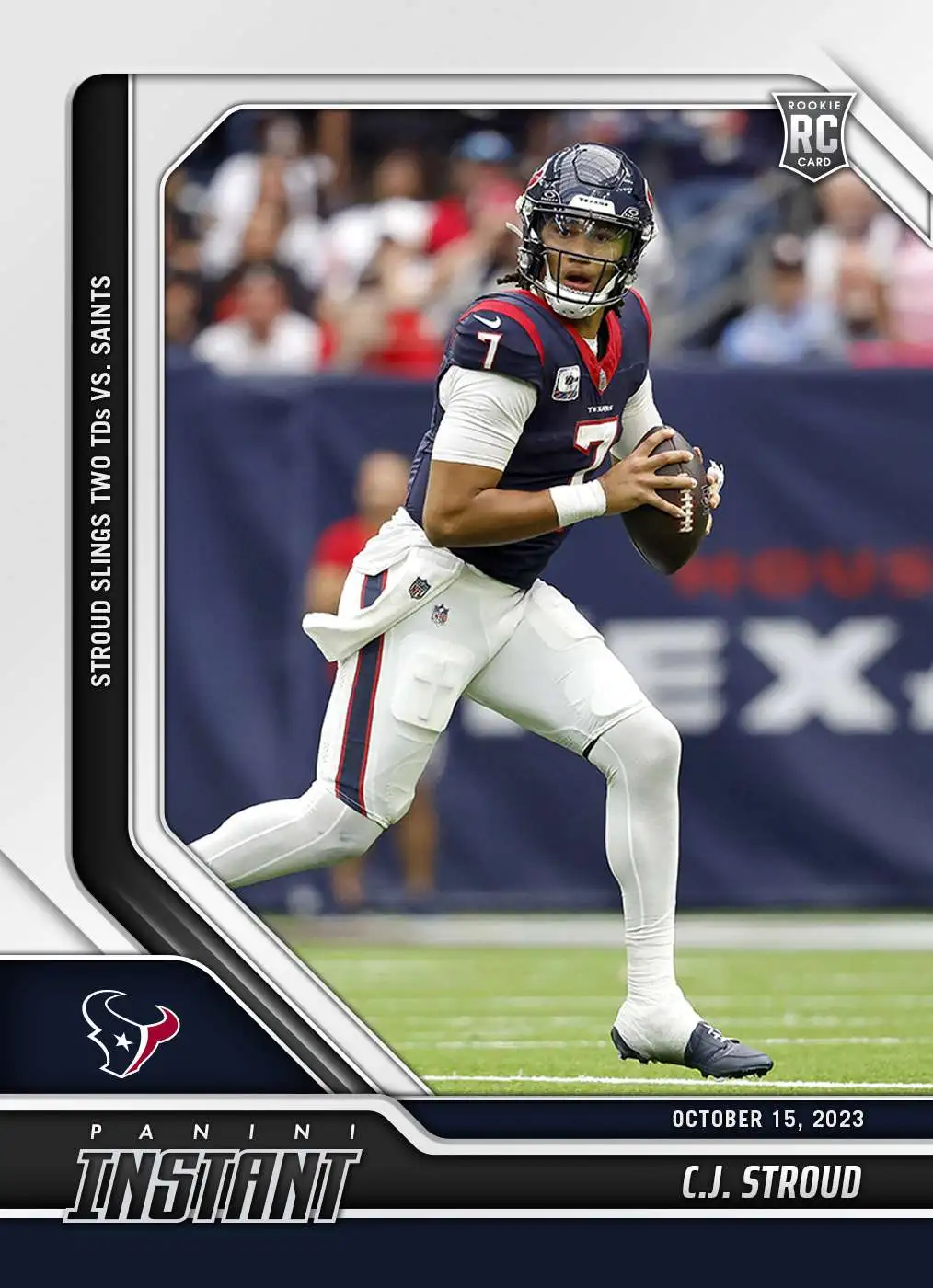 Nfl Houston Texans 2023 Panini Instant Football Single Card Cj Stroud