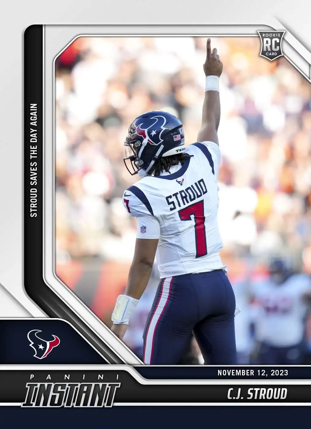 NFL Houston Texans 2023 Panini Instant Football Single Card CJ Stroud ...