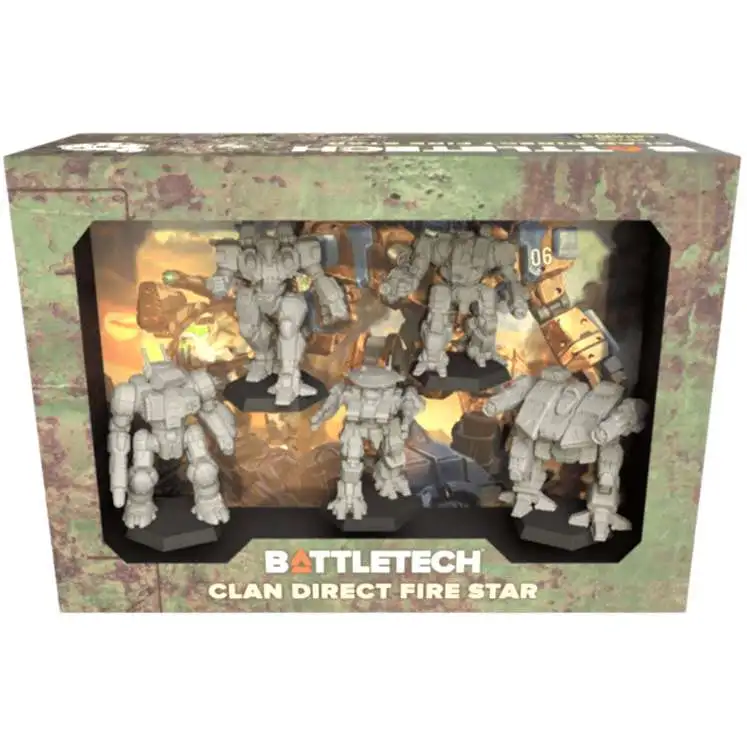 BattleTech Clan Direct Fire Star Miniatures Pack