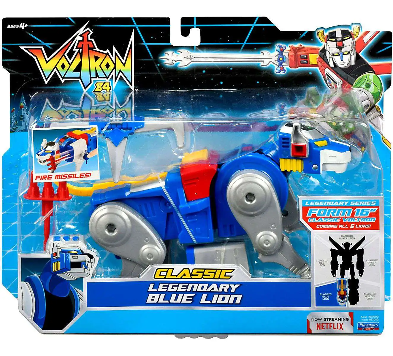 Dreamworks Voltron Legendary Defender 5.5" Action Figure Blue Lion Toy Play 