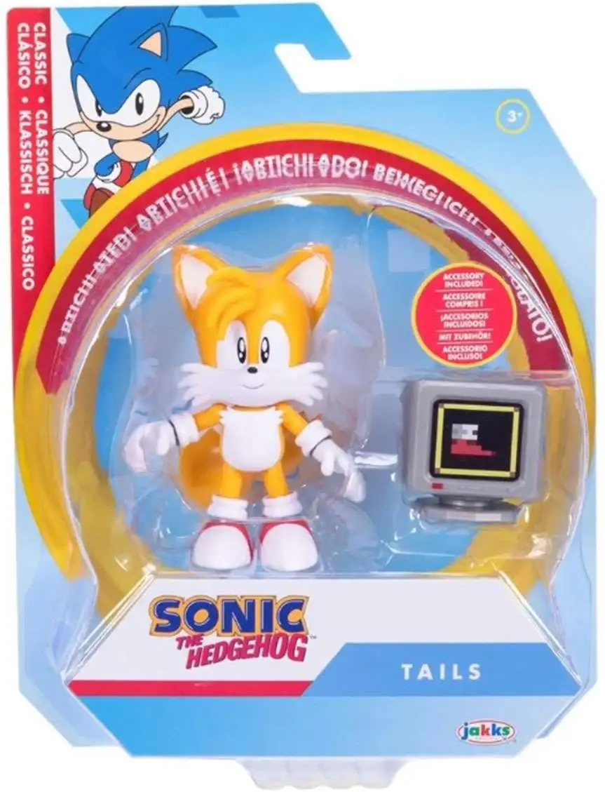 Sonic The Hedgehog Wave 20 Tails 4 Action Figure Classic
