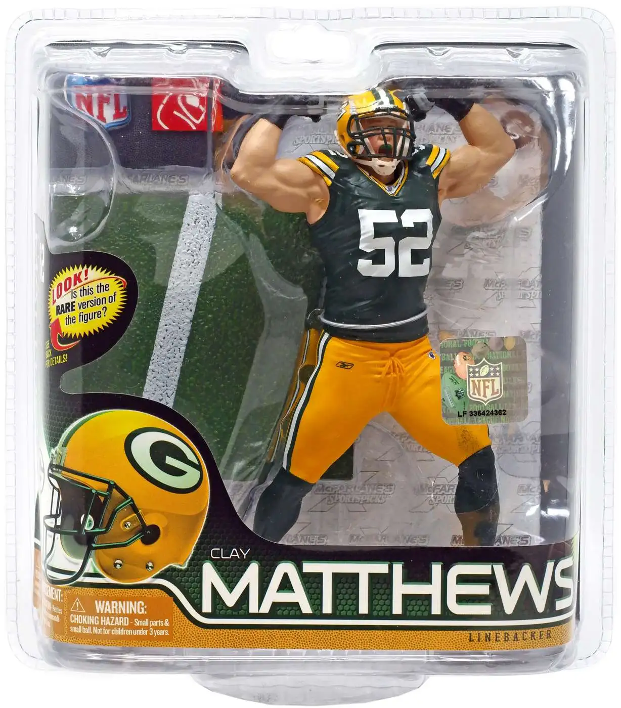 McFarlane Toys NFL Green Bay Packers EA Sports Madden 19 Ultimate Team  Series 1 Aaron Rodgers 7 Action Figure Green Jersey Variant - ToyWiz