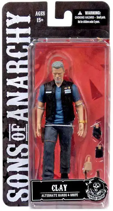 Offficial Licensed Sons of Anarchy 2014 Mezco Bobble Head Figure CLAY MORROW New 