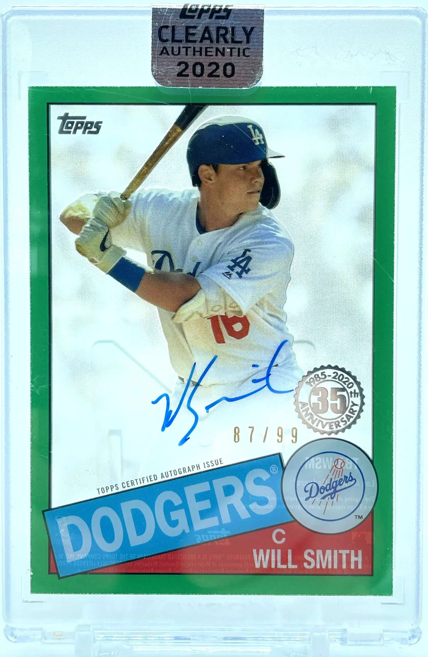 Topps 2020 Clearly Authentic Baseball Will Smith 8799 Single Sports Card  TBA-WSM - ToyWiz