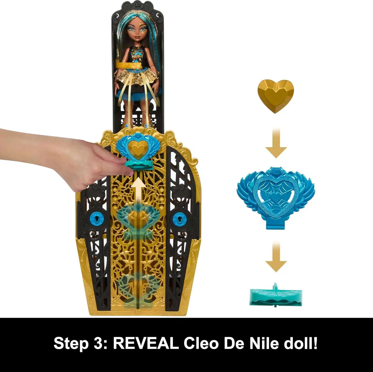 Monster High Skulltimate Secrets Monster Mysteries Cleo De Nile Doll ...