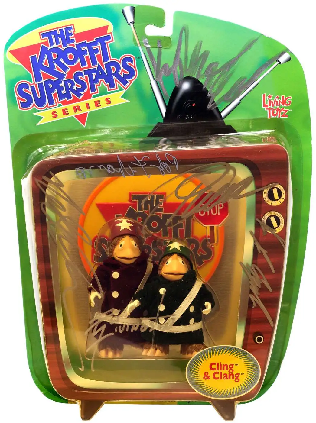 The Krofft Superstars Cling & Clang Action Figure [Unknown Autographs, Version 1]