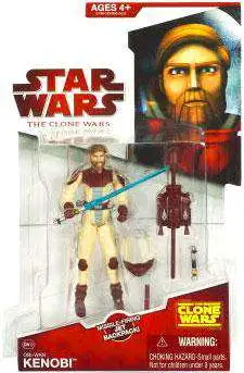 Star Wars Clone Wars 2009 Obi-Wan Kenobi Action Figure CW12 [Space Suit]