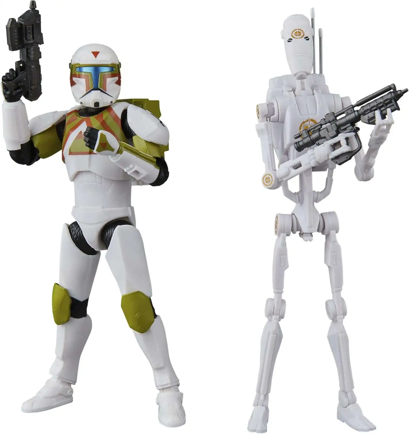 Star Wars: Battlefront II Black Series Clone Commando (Urban Fighter) & B1 Battle Droid (Training) Exclusive Action Figure 2-Pack