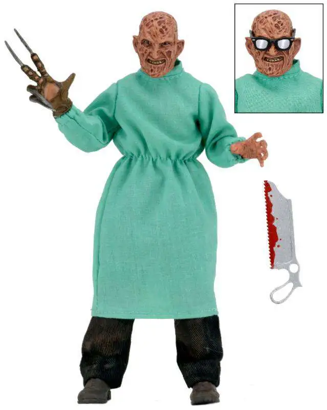 NECA Nightmare on Elm Street Part 4 Dream Masters Surgeon Freddy Krueger Clothed Action Figure