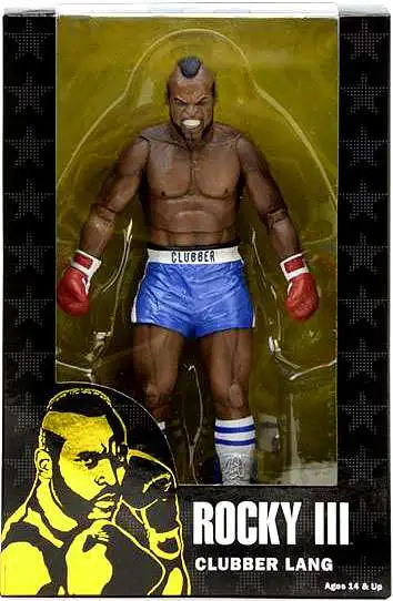 NECA Rocky III Rocky 40th Anniversary Series 1 Clubber Lang (Blue Trunks) Action Figure