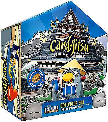 Club Penguin Card-Jitsu Trading Card Game Dojo Collector Box 2009 Topps -  ToyWiz