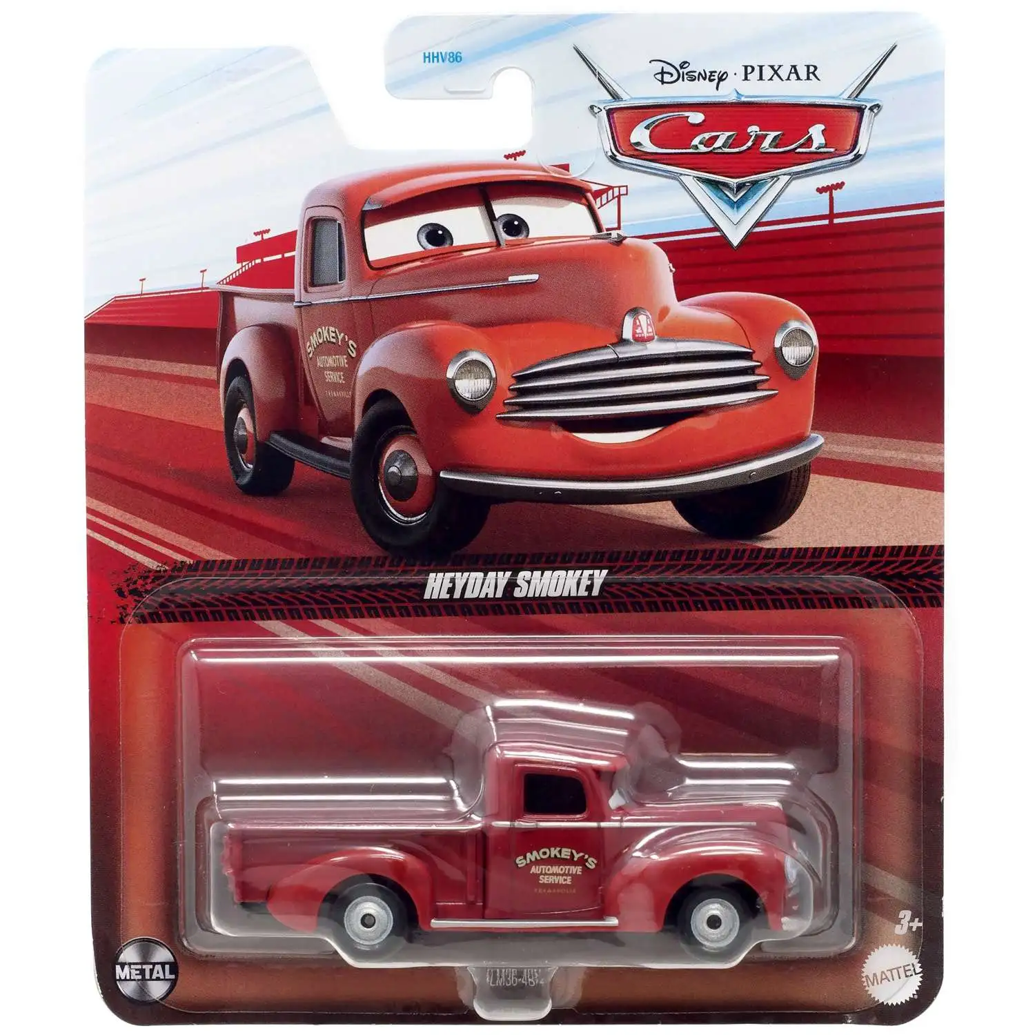 Disney Pixar Cars Metal Heyday Smokey 155 Diecast Car Mattel