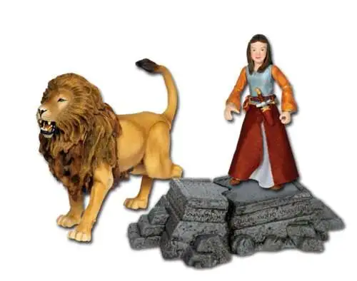 Aslan with lucy in narnia