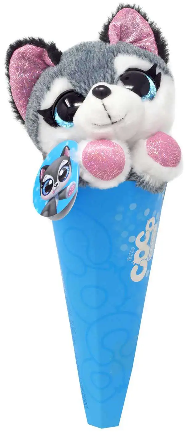 Cat with Surprise Coco Cones Roxy Plush blue 