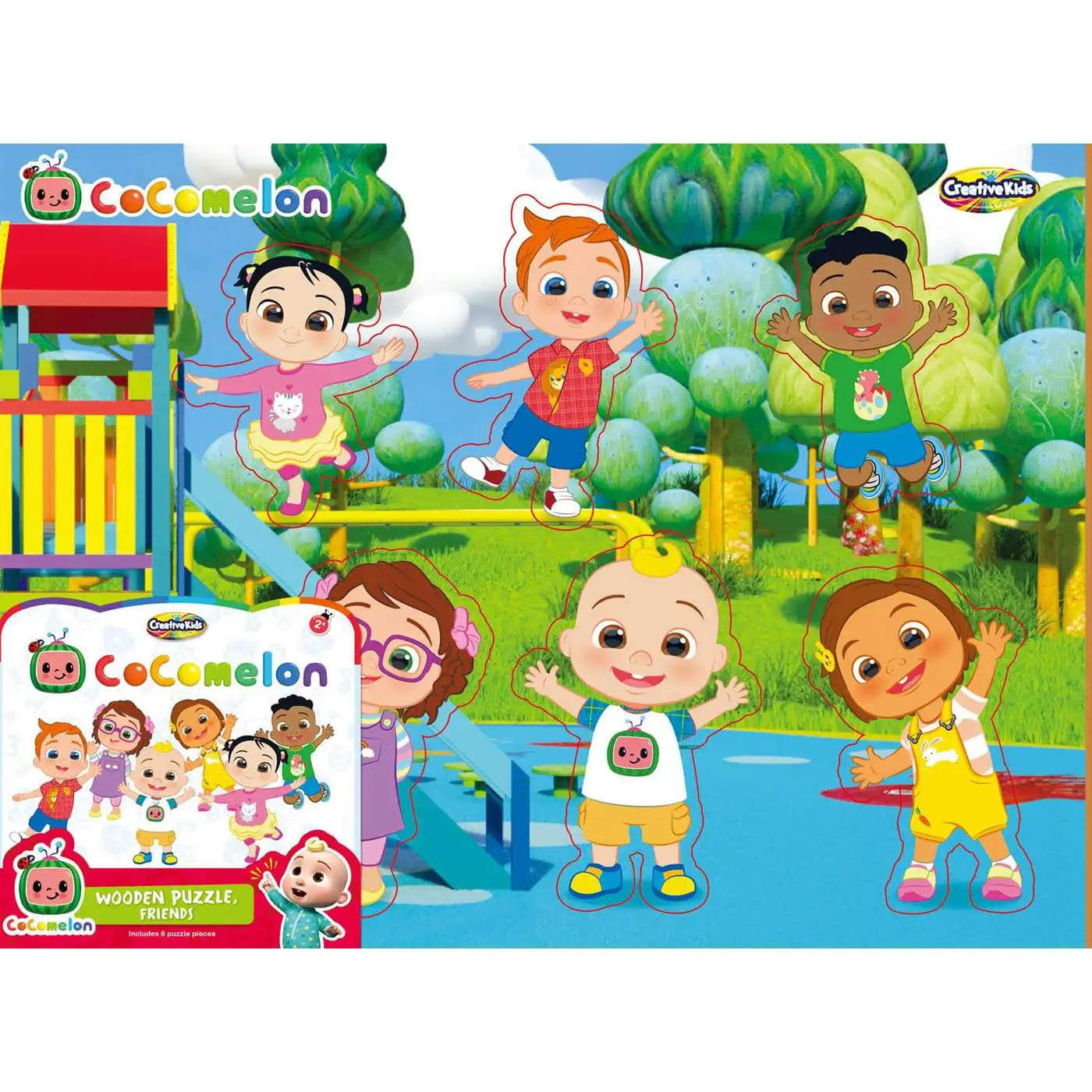 Cocomelon Friends Wooden Puzzle