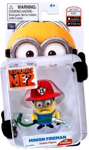 Despicable Me 2 Minion Fireman Action Figure [Damaged Package]