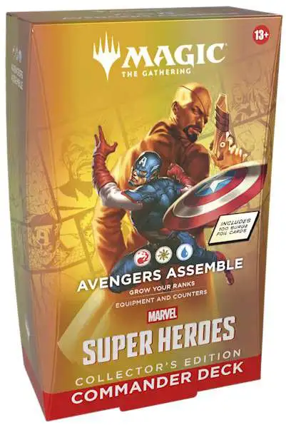 MtG Marvel Super Heroes Avengers Assemble COLLECTOR'S Edition Commander Deck [100 Cards] (Pre-Order ships June)