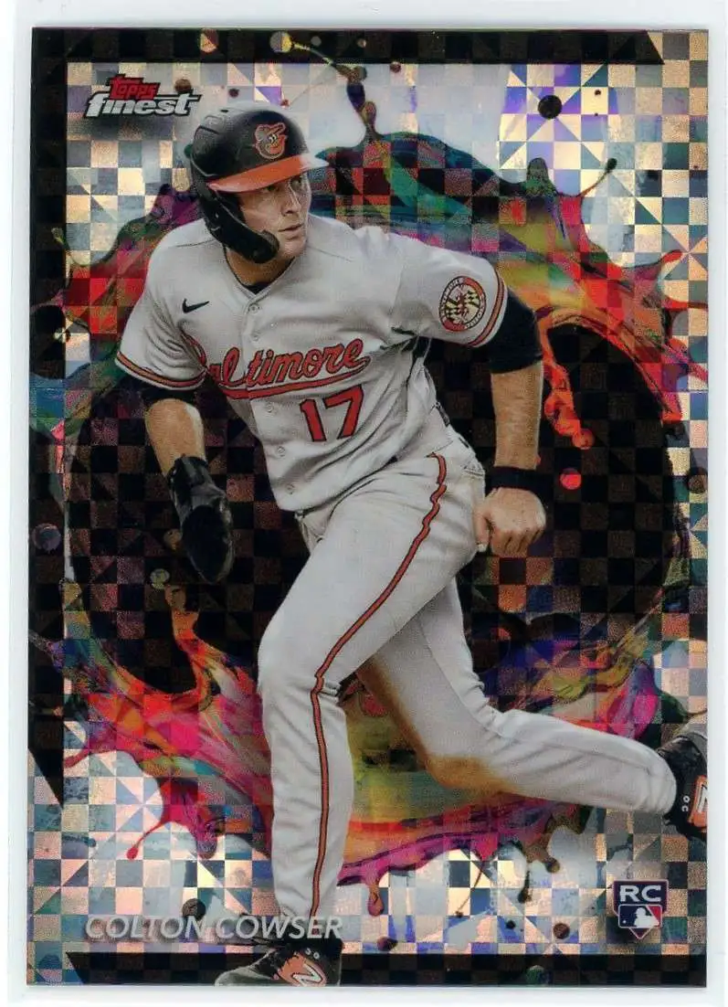 MLB 2024 Topps Finest Single Card Rare Checkerboard Refractor Colton Cowser  255 Rookie - ToyWiz