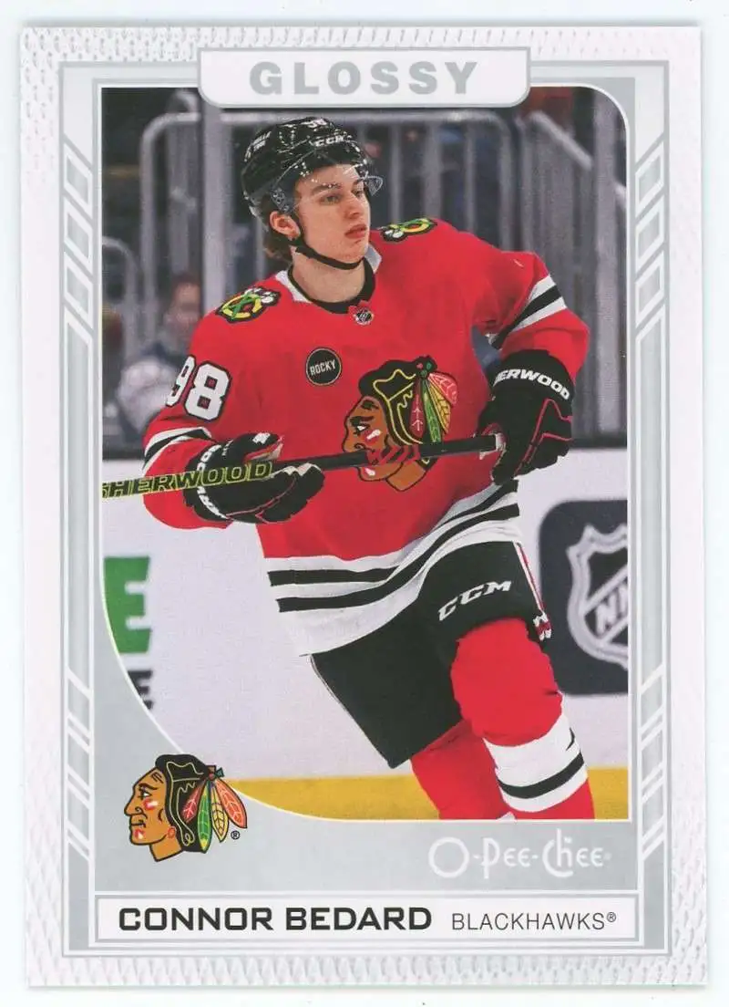 NHL Upper Deck 2023-24 Series 2 Hockey Glossy Connor Bedard R-47 [Rookie]