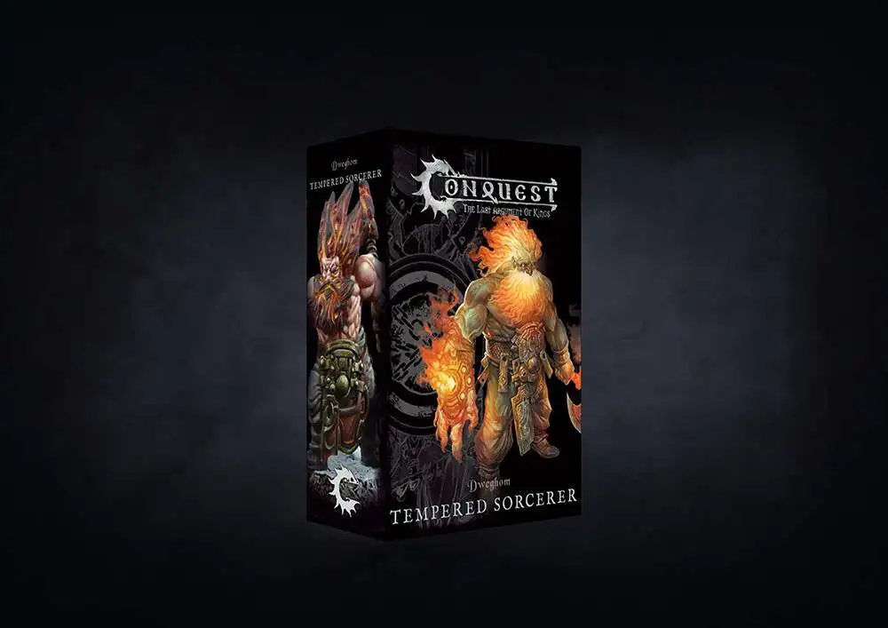 Conquest: The Last Argument of Kings Dweghom Tempered Sorcerer Miniature Game Set