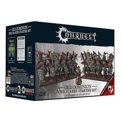 Conquest: The Last Argument of Kings Old Dominion 1 Player Starter Set Miniature Game Set
