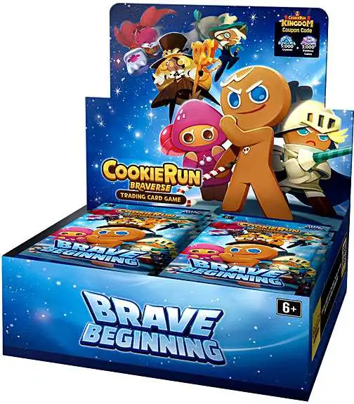 CookieRun Braverse Trading Card Game Brave Beginning Booster Box [28 Packs]