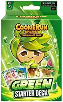 Cookie Run Braverse Trading Card Game GREEN Starter Deck 60