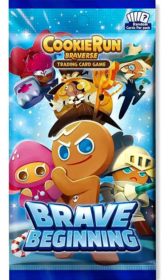 CookieRun Braverse Trading Card Game Brave Beginning Booster Pack [9 Cards]