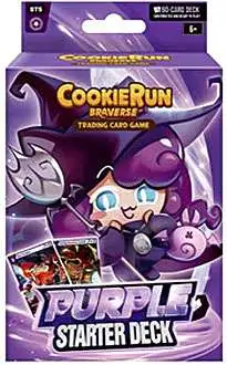 CookieRun Braverse Trading Card Game PURPLE Starter Deck [60 Cards]