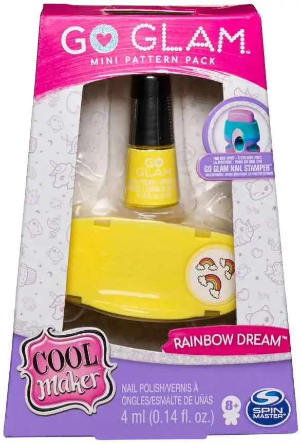 Amazon.com: Cool Maker, GO Glam Nail Stamper Salon for Manicures and  Pedicures with 5 Patterns and Nail Dryer : Toys & Games