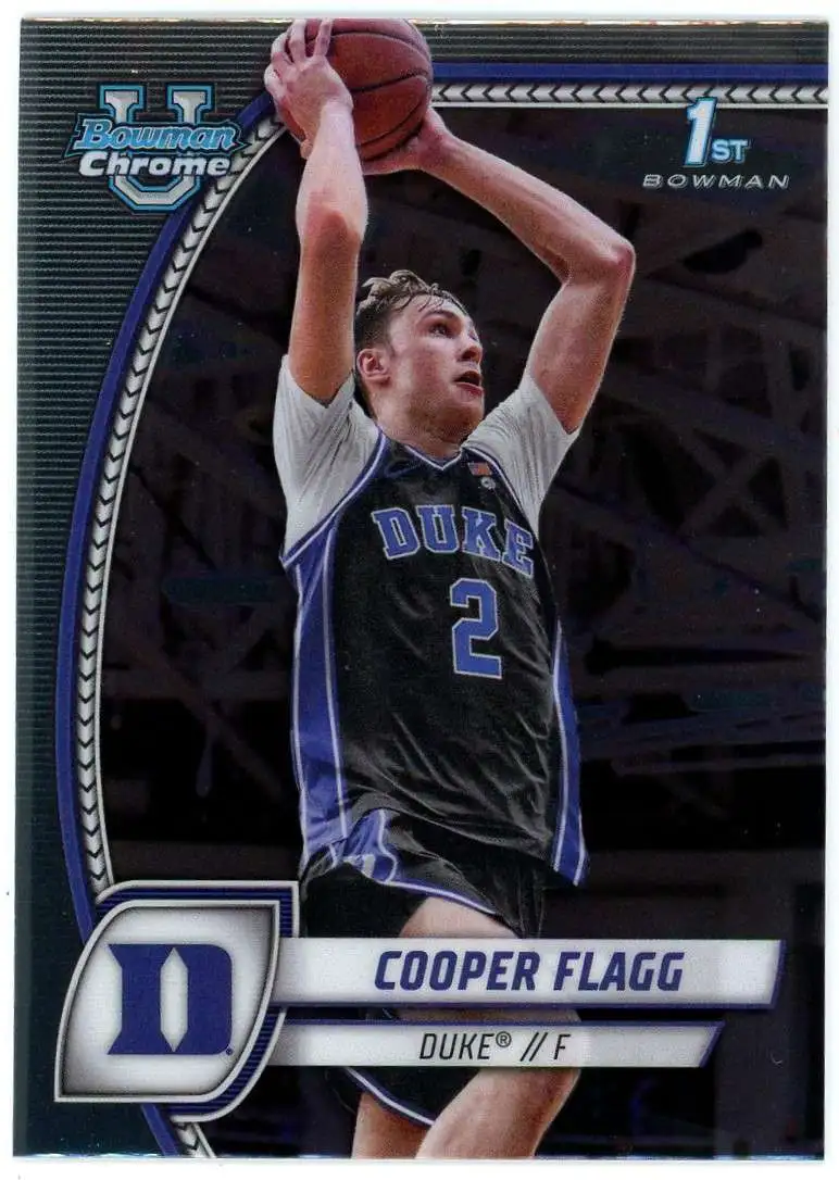 NCAA 2024-25 Bowman U Chrome Basketball 1st Bowman Cooper Flagg #16
