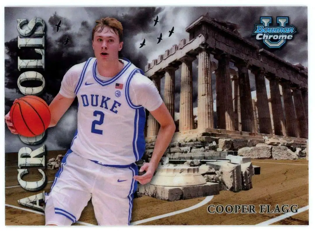 NCAA 2024-25 Bowman U Chrome Basketball Acropolis Cooper Flagg A-1