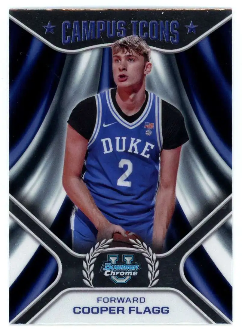 NCAA 2024-25 Bowman U Chrome Basketball Campus Icons Cooper Flagg CI-1