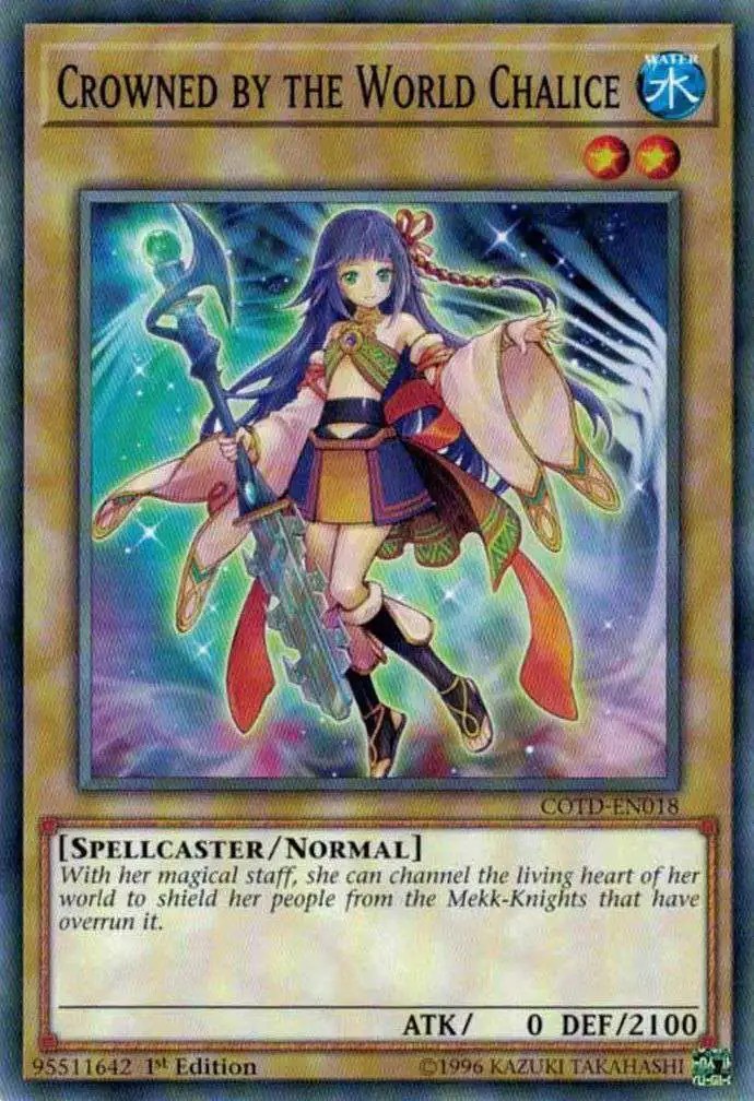 YuGiOh Code of the Duelist Common Crowned by the World Chalice COTD-EN018