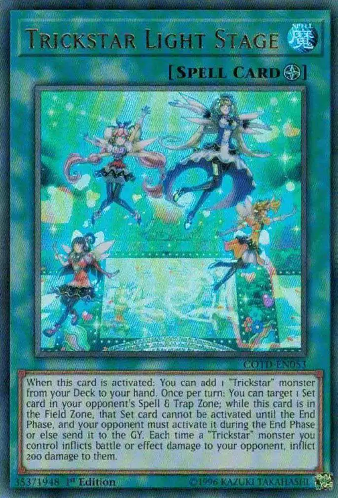 YuGiOh Code of the Duelist Ultra Rare Trickstar Light Stage COTD-EN053