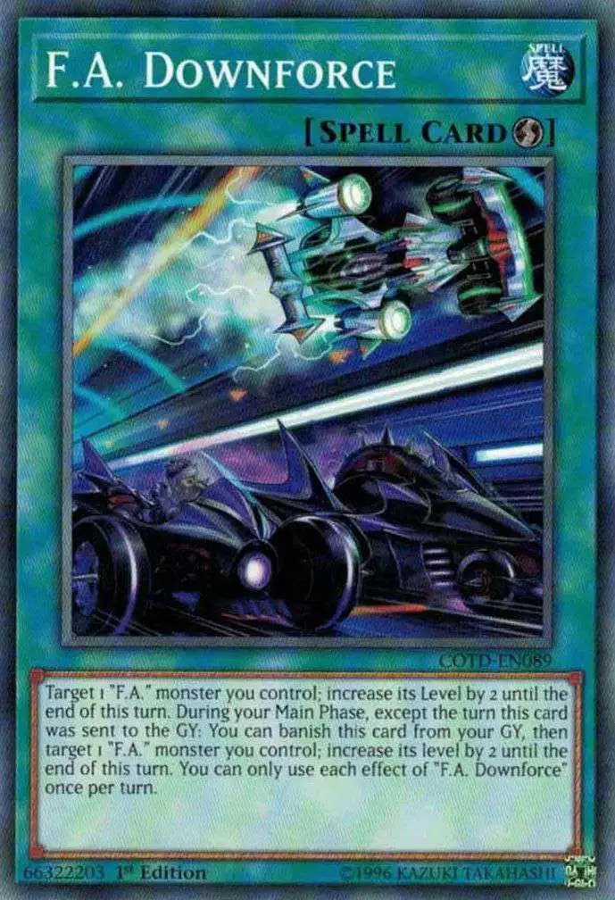 YuGiOh Code of the Duelist Common F.A. Downforce COTD-EN089