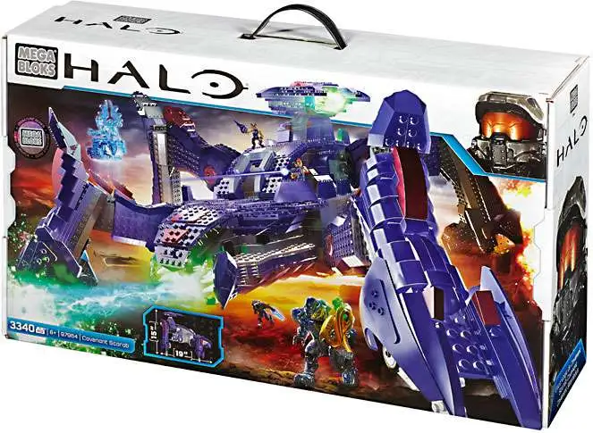 Mega Bloks Halo Covenant Scarab Exclusive Set #97964 [Damaged Package]