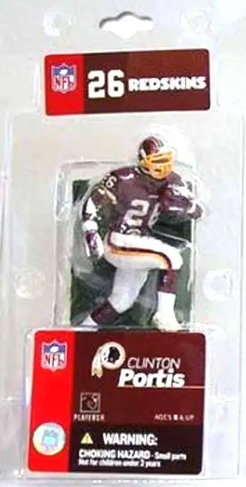 McFarlane Toys NFL Washington Redskins Sports Picks Football 3 Inch Mini Clinton Portis Mini Figure