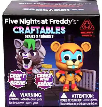 Five Nights at Freddy's Security Breach Series 3 Craftables Mystery Box [12 Packs]