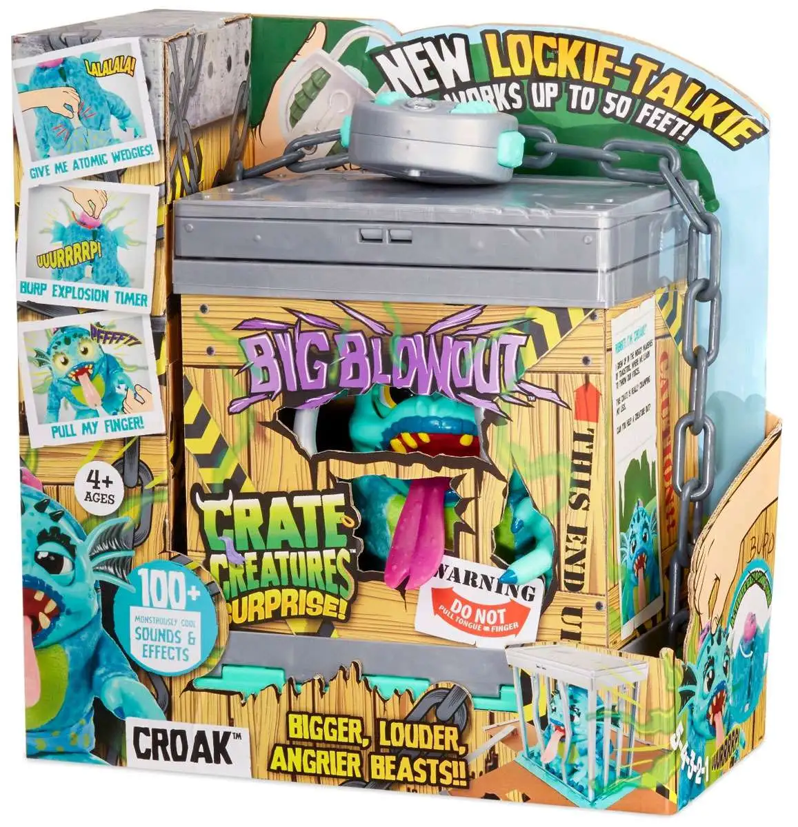 Crate Creatures Surprise Big BLOWOUT Guano With Lockie Talkie and 100 Sounds for sale online 