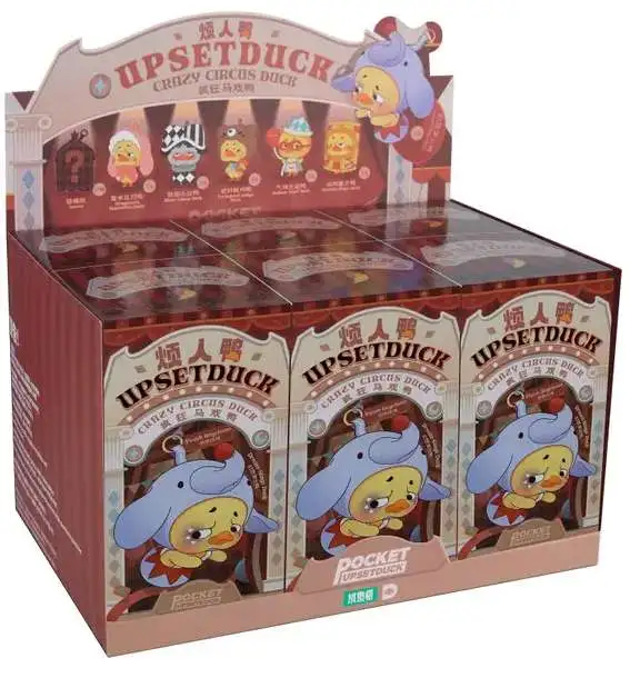 UPSETDUCK クレイジーサーカスダックボックス Upset Duck Crazy Circus Mystery Box 6 Packs ORB Toys - ToyWiz